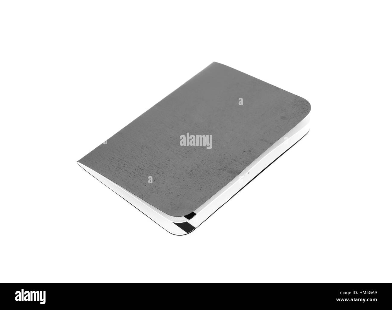 Passaporto vuoto isolato su sfondo bianco Foto Stock