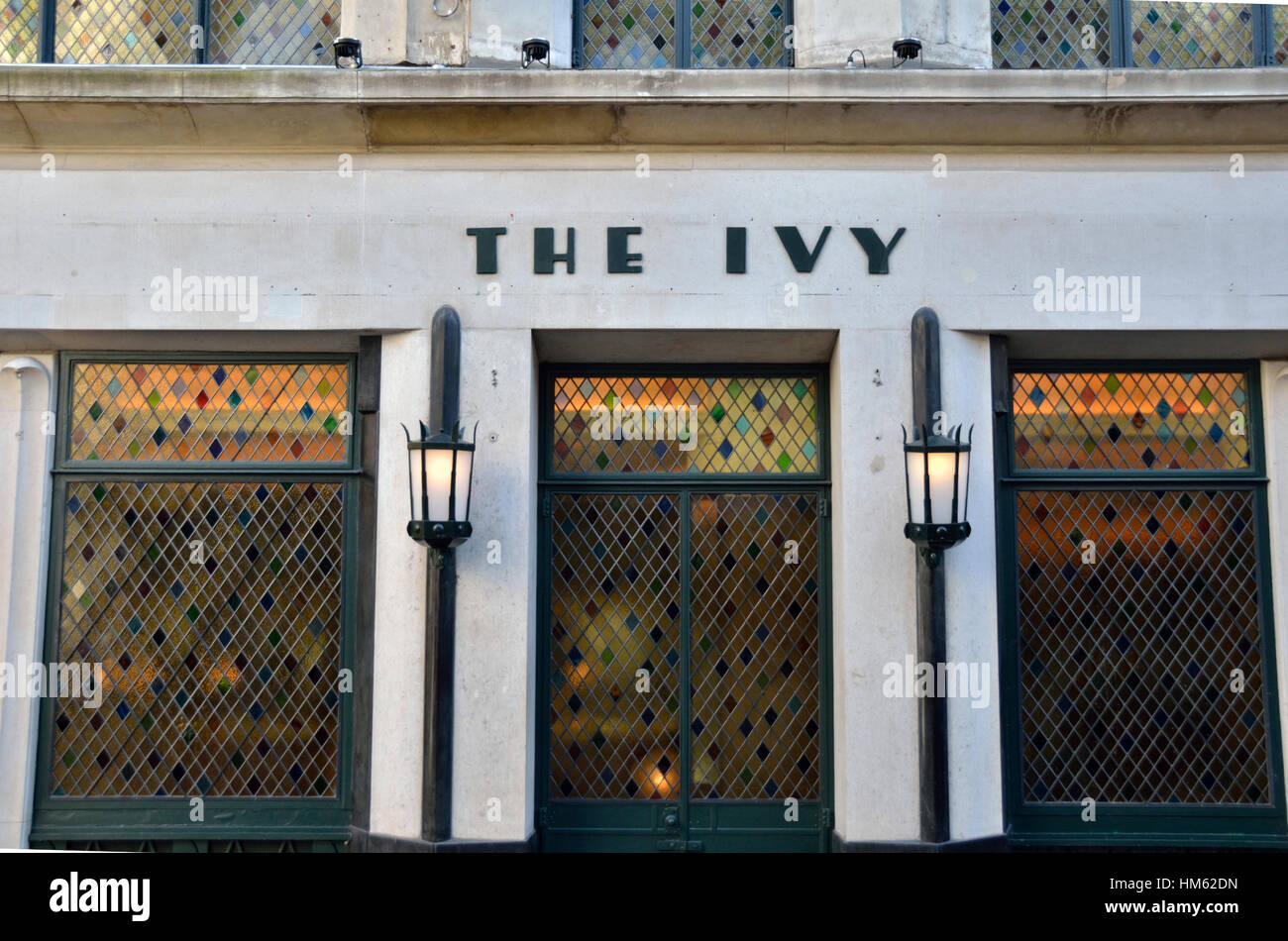 L'Edera ristorante a Covent Garden di Londra, Regno Unito. Foto Stock