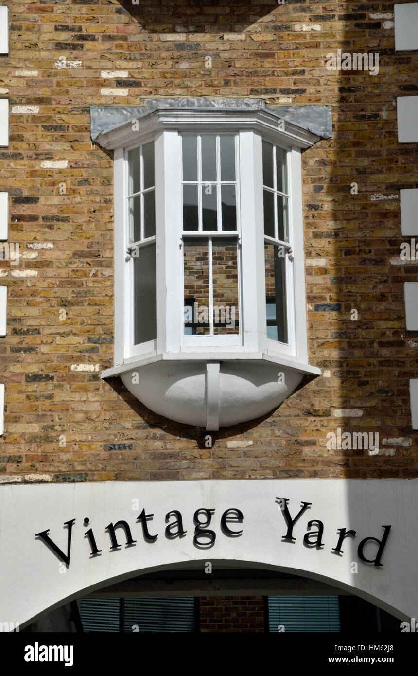 Cantiere Vintage off Bermondsey Street SE1, London, Regno Unito Foto Stock