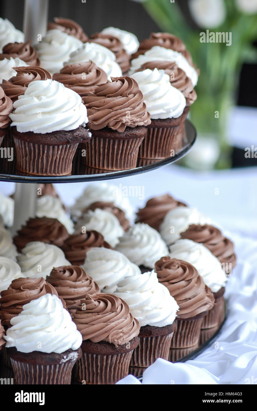 Tortina tratta sul display Foto Stock