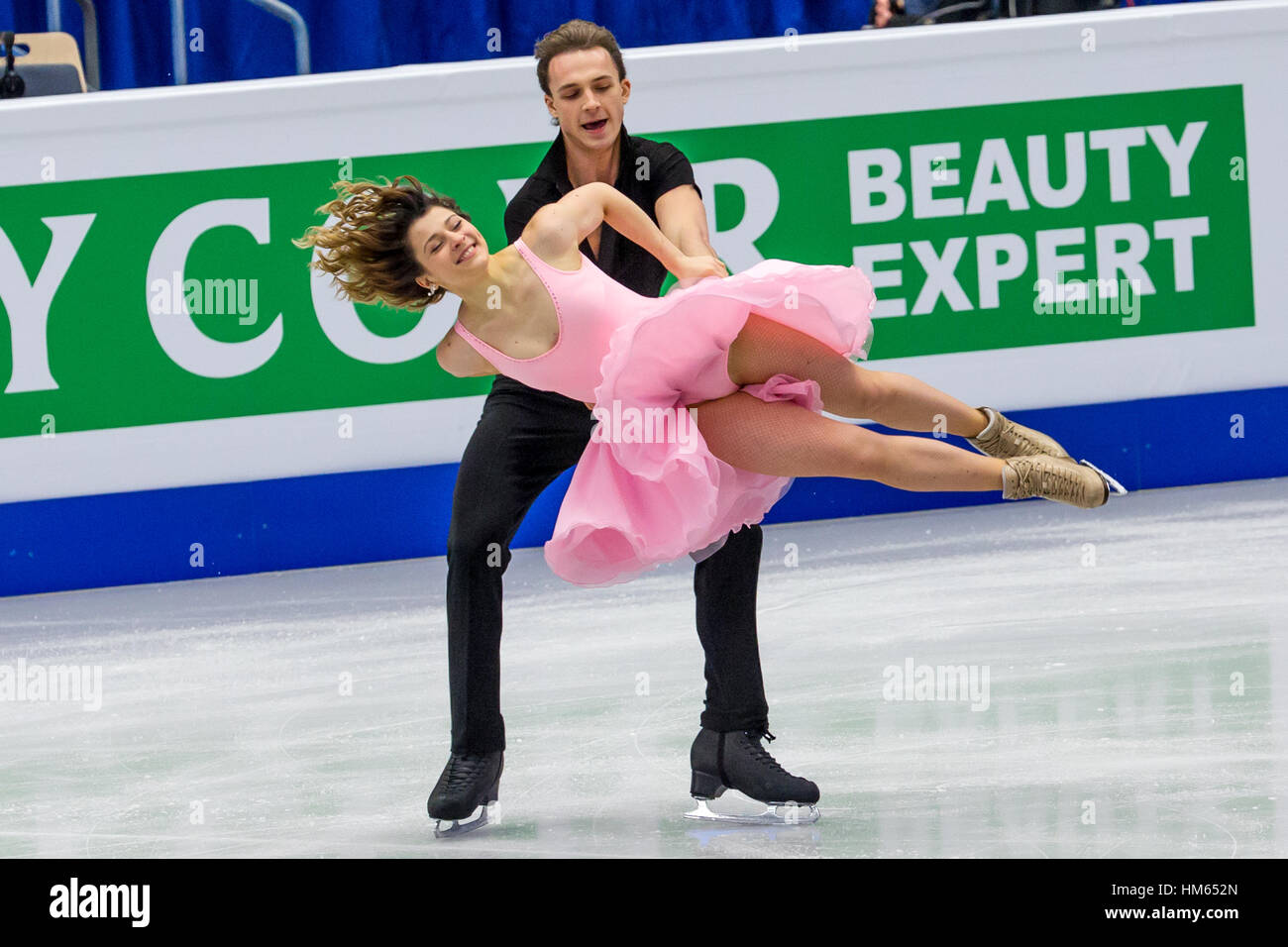 Natalia KALISZEK, Maksym SPODYRIEV Foto Stock