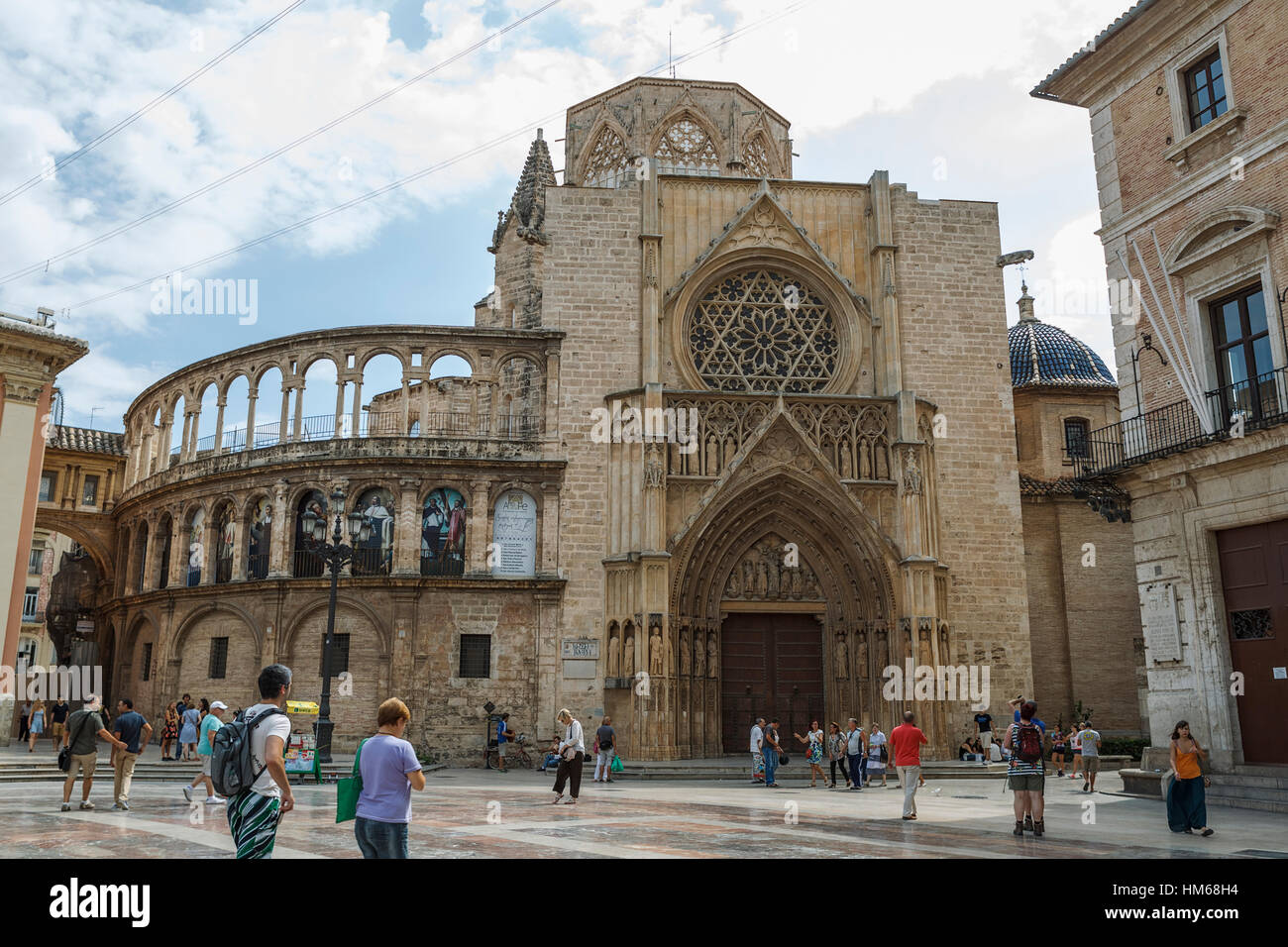 La Cattedrale Di Valencia in Spagna Immagine Stock - Immagine di corsa