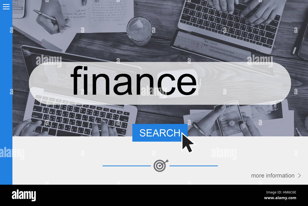 Finanza del mercato la concezione di business Foto Stock