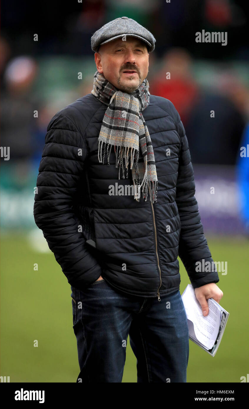 BBC Sport presenter Mark Clemmit Foto Stock