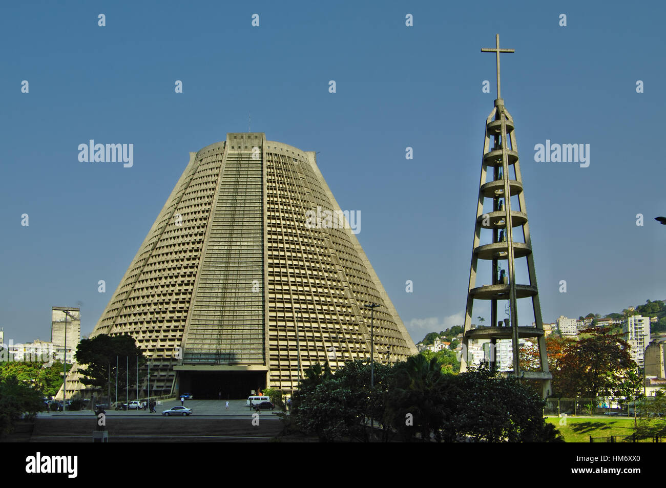 RIO DE JANEIRO, BR - circa agosto 2011 - La cattedrale di Rio de Janeiro. Foto Stock