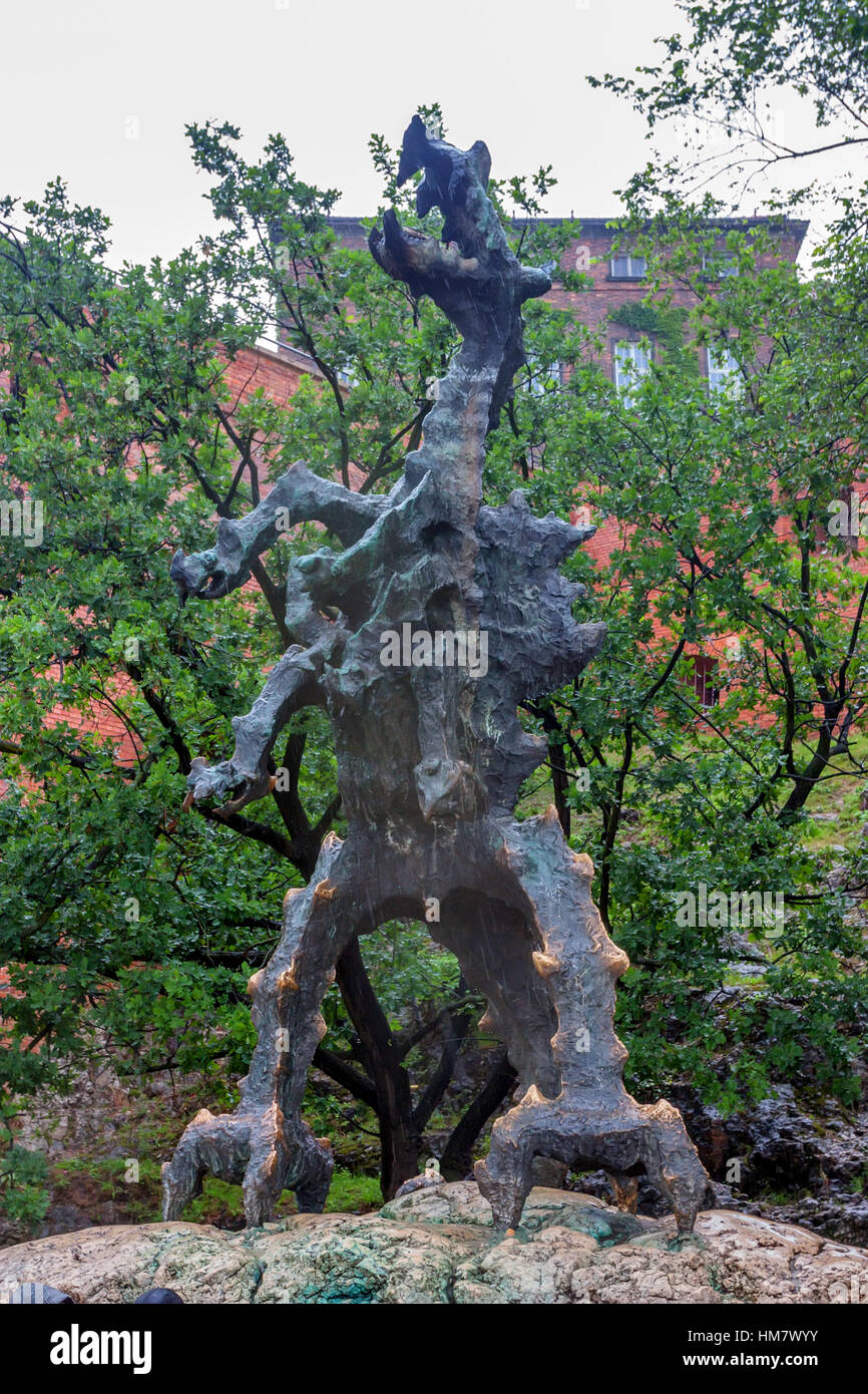 Drago del castello di Wawel Foto Stock