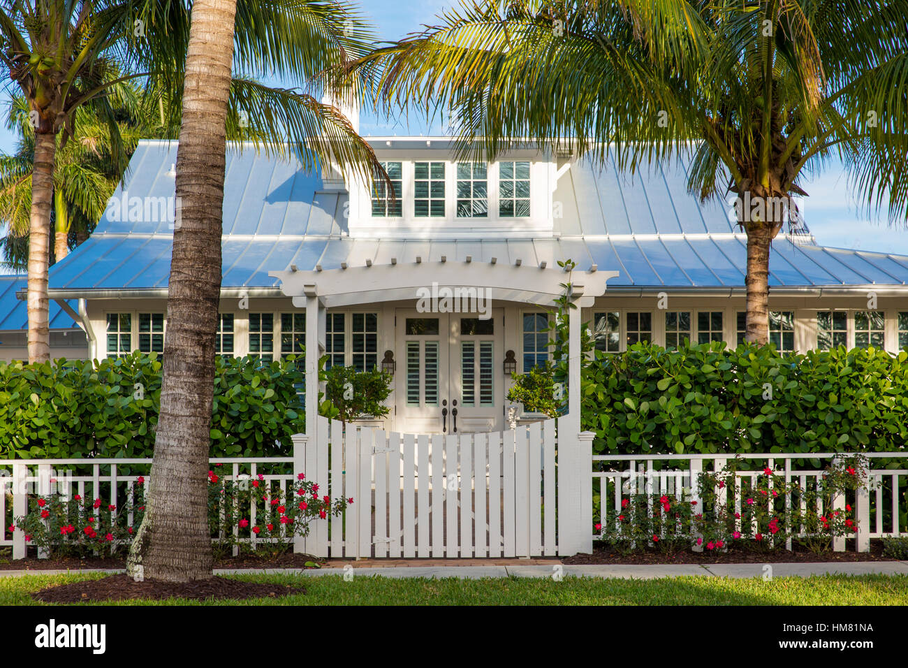 Storico delle ossa " Cottage " b. 1921, Naples, Florida, Stati Uniti d'America Foto Stock