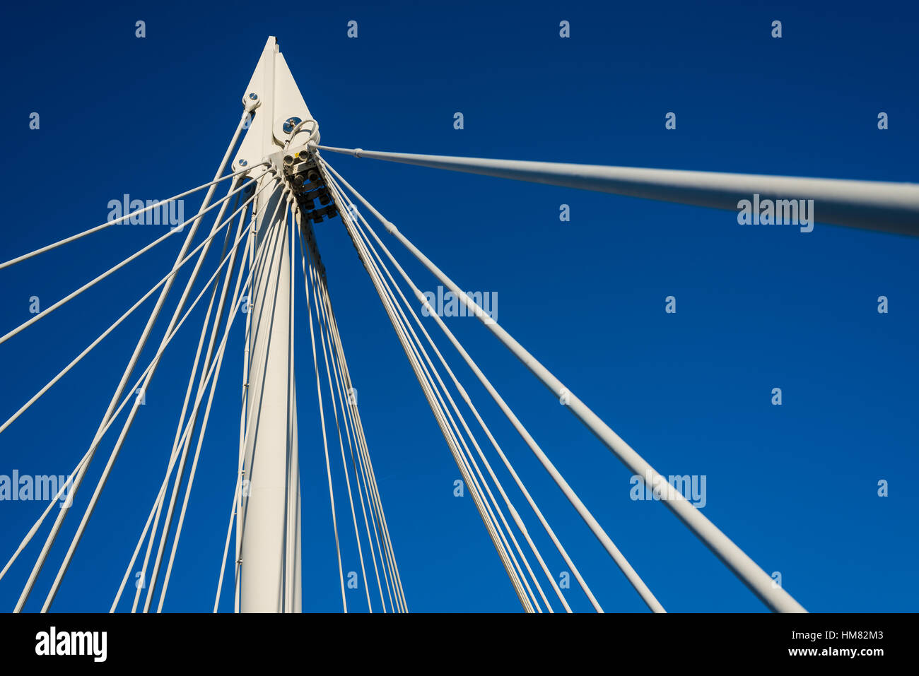 Dettaglio del Giubileo d oro Bridge, Westminster, London, Regno Unito Foto Stock