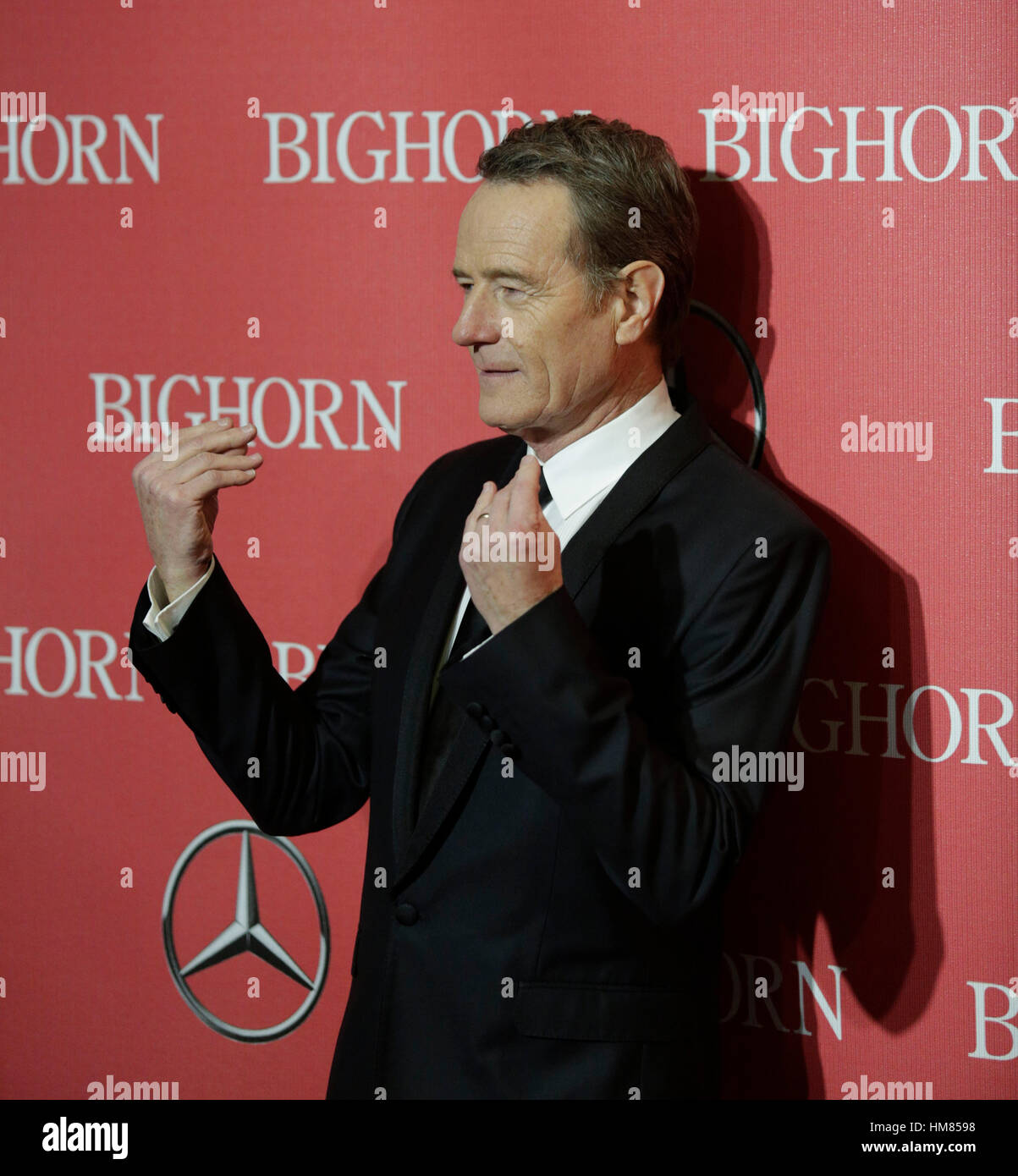 Bryan Cranston arriva a 2016 Palm Springs International Film Festival di gala del 2 gennaio 2016 in Palm Springs, California. Foto di Francesco Specker Foto Stock