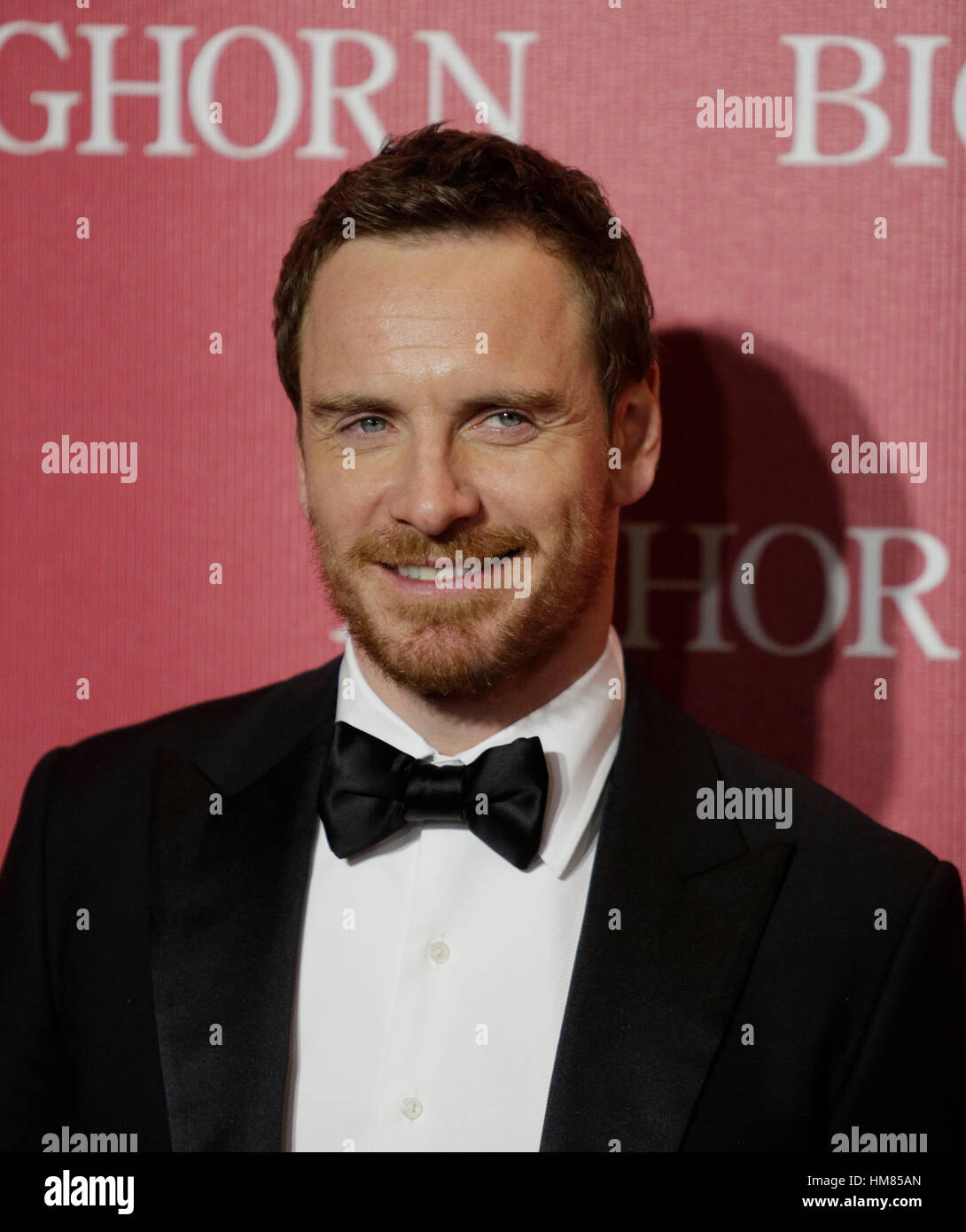 Michael Fassbender arriva a 2016 Palm Springs International Film Festival di gala del 2 gennaio 2016 in Palm Springs, California. Foto di Francesco Specker Foto Stock