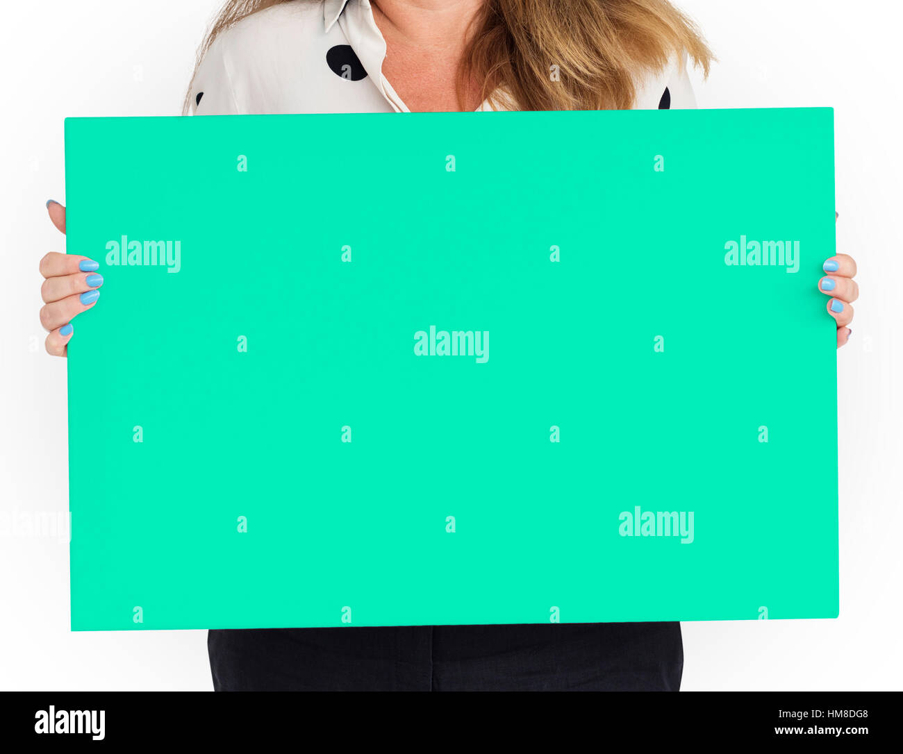 Targhetta vuota Copyspace concetto di comunicazione Foto Stock