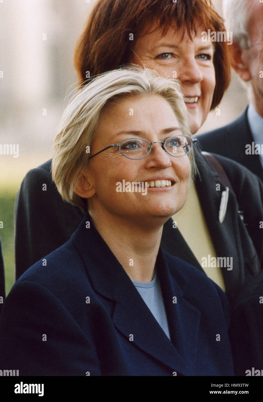 Anna Lindh sociale svedese Democratic ella divenne ministro degli affari esteri 1996 Foto Stock