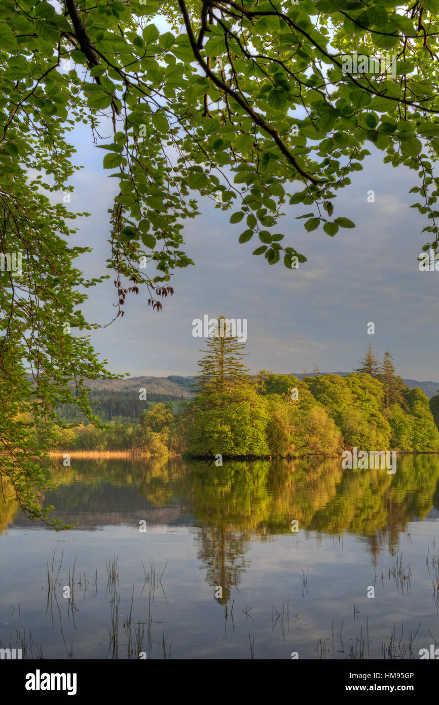 Lough Eske, County Donegal, Ulster, Repubblica di Irlanda Foto Stock