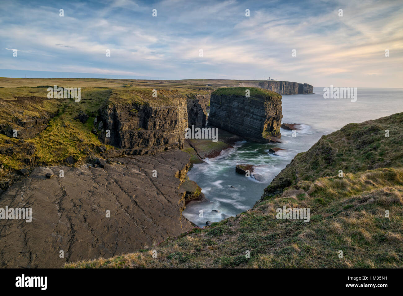 Testa di loop, County Clare, Munster, Repubblica di Irlanda Foto Stock