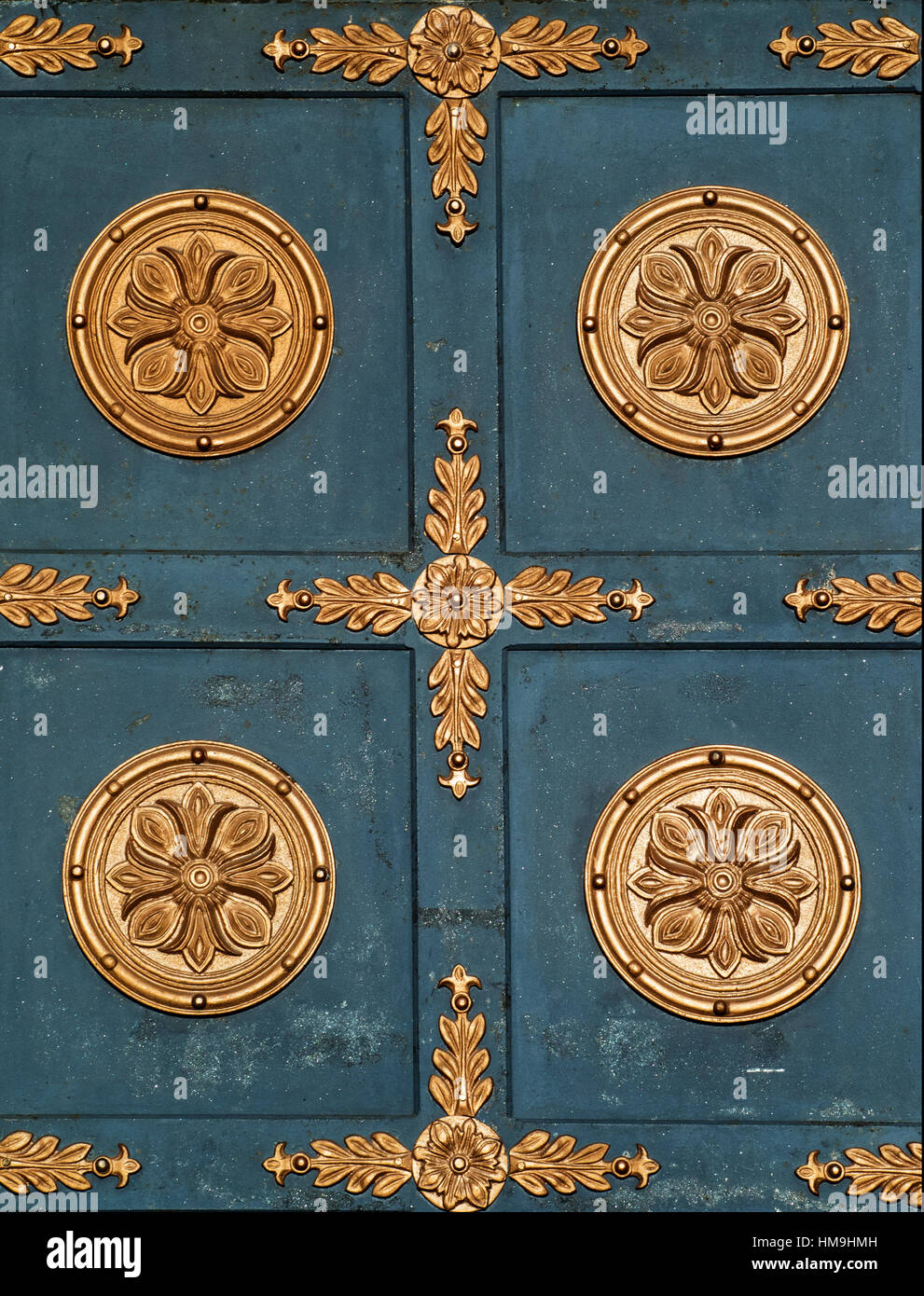 Frammento di porta San Michele Duomo, a Kiev, Ucraina Foto Stock