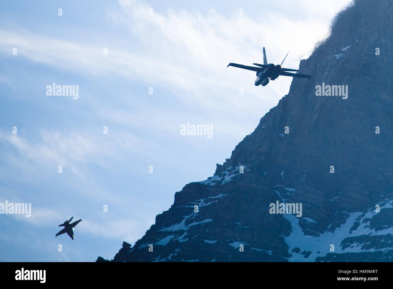 Swiss Air Force F18 Hornet Foto Stock