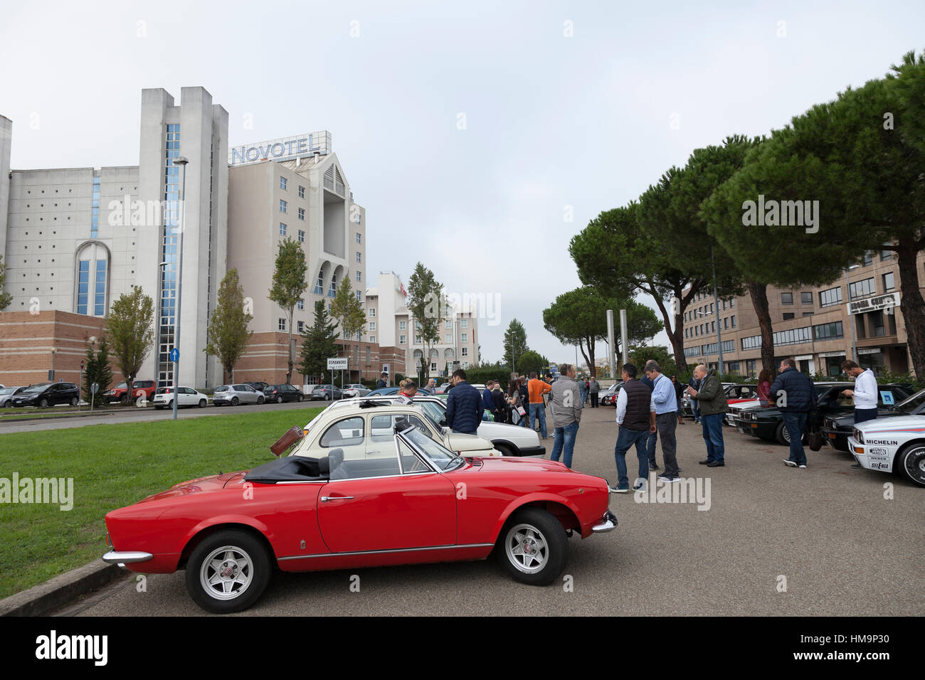 Auto d'epoca in Novoli Firenze Foto Stock