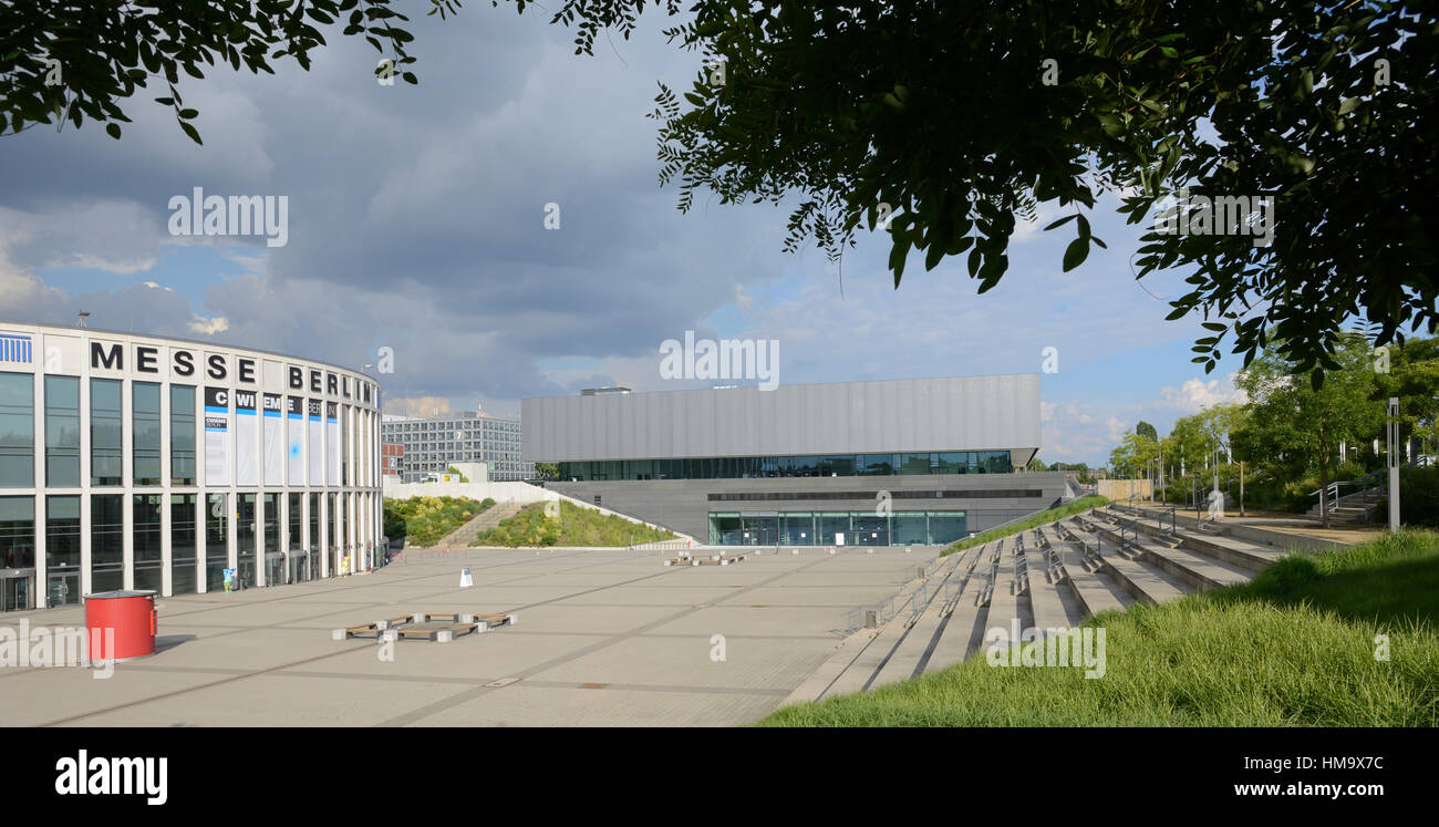 CityCube Berlino, centro congressi e sala espositiva, Messedamm, Westend, Berlino, Germania, Europa Foto Stock