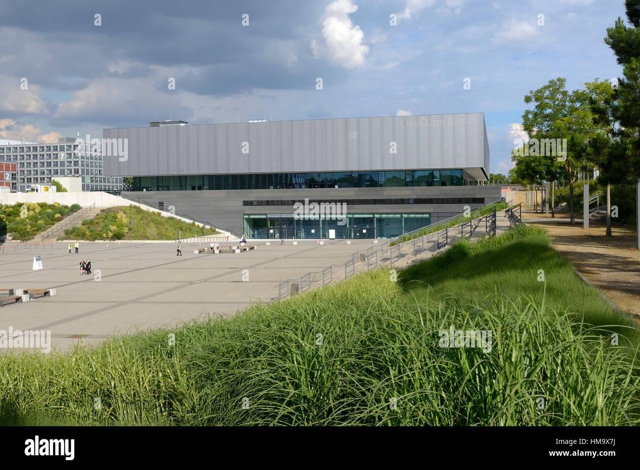 CityCube Berlino, centro congressi e sala espositiva, Messedamm, Westend, Berlino, Germania, Europa Foto Stock