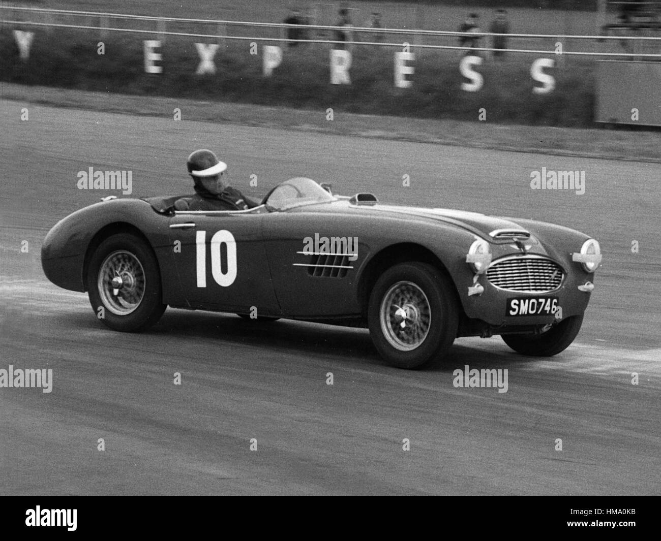 Austin Healey 3000 mk1 John Gott, Silverstone 1961 Foto Stock