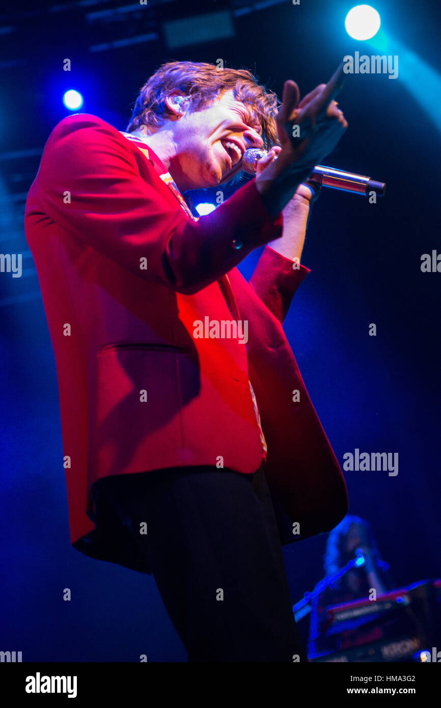 Milano, Italia. 31 gennaio, 2017. Il rock americano gabbia di banda L'elefante si esibisce dal vivo a Fabrique per presentare il loro nuovo album 'fredda fredda' Credit: Rodolfo Sassano/Alamy Live News Foto Stock