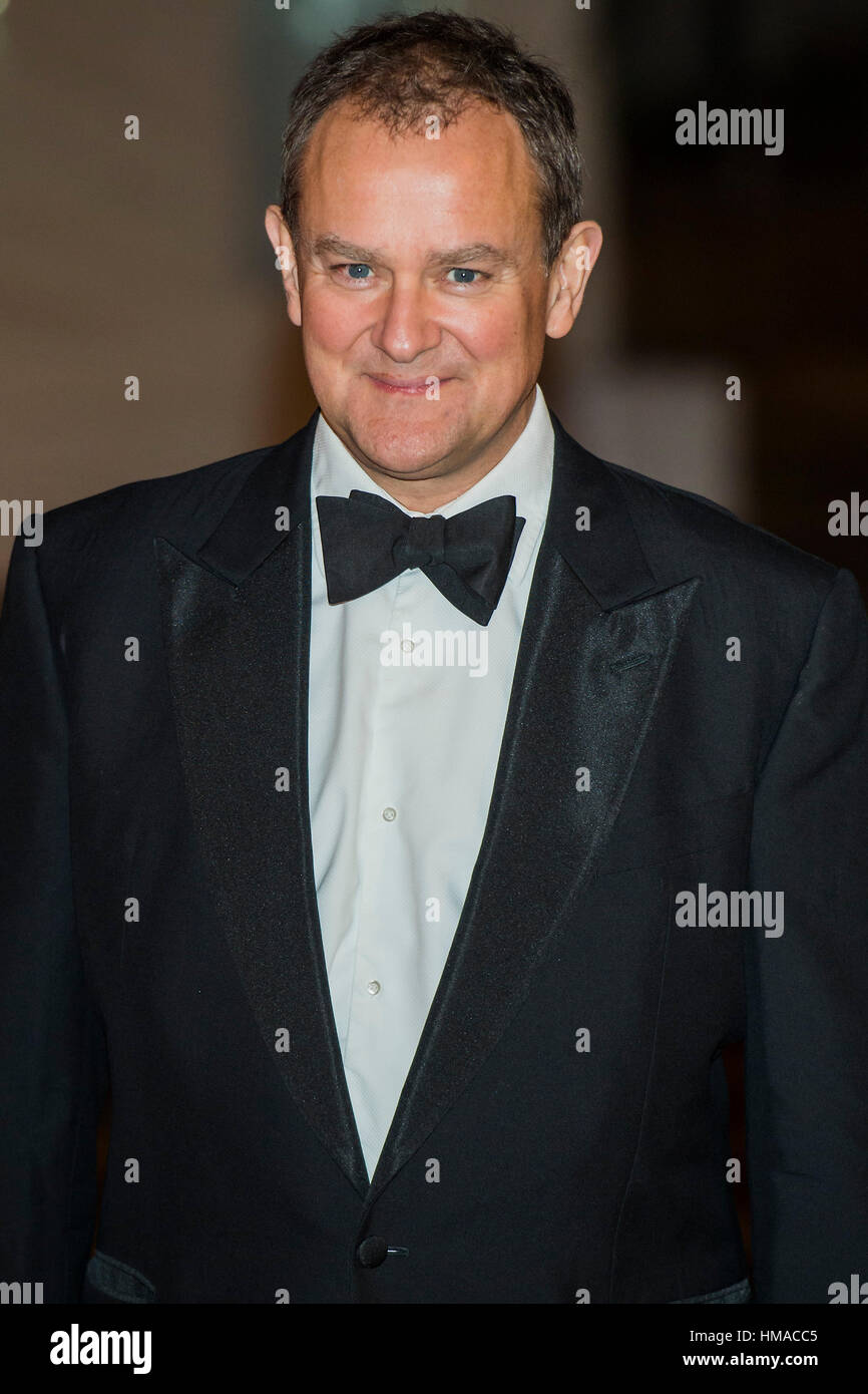 Guildhall di Londra, Regno Unito. 2° febbraio 2017. Hugh Bonneville - British Asian Trust 2017 della cena con ospiti d'onore il Principe del Galles e la duchessa di Cornovaglia alla Guildhall. La fiducia è stata fondata nel 2007 da Sua Altezza Reale il Principe del Galles per affrontare la diffusa povertà e disagio in Asia del Sud. Credito: Guy Bell/Alamy Live News Credito: Guy Bell/Alamy NewsCredit Live: Guy Bell/Alamy Live News Foto Stock