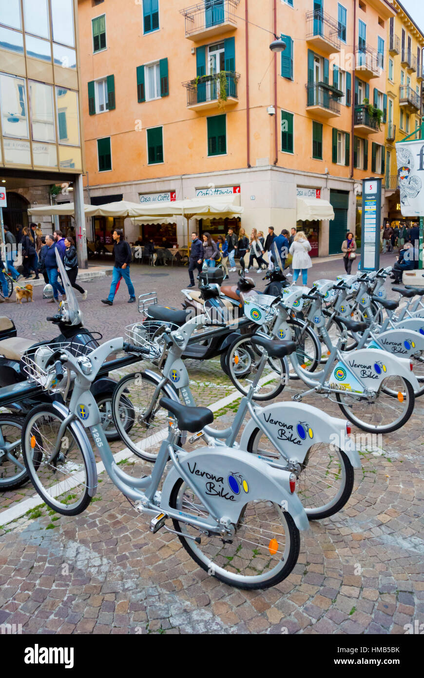 Verona bike city bike schema di noleggio biciclette, Verona, Veneto, Italia  Foto stock - Alamy