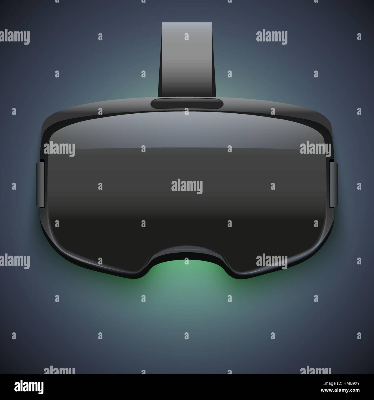 Originale stereoscopica in 3d auricolare VR Illustrazione Vettoriale