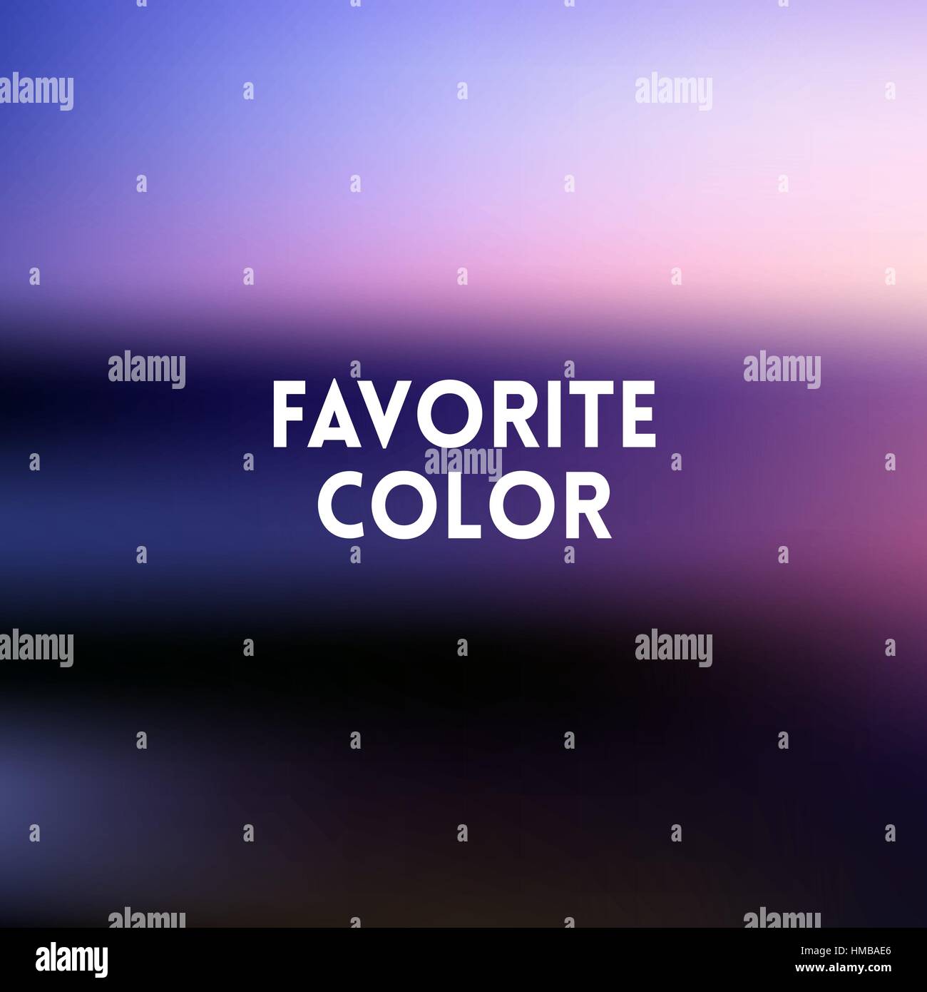 Square sfocato sfondo lilla - tramonto colori con preventivo motivante - il colore preferito Illustrazione Vettoriale