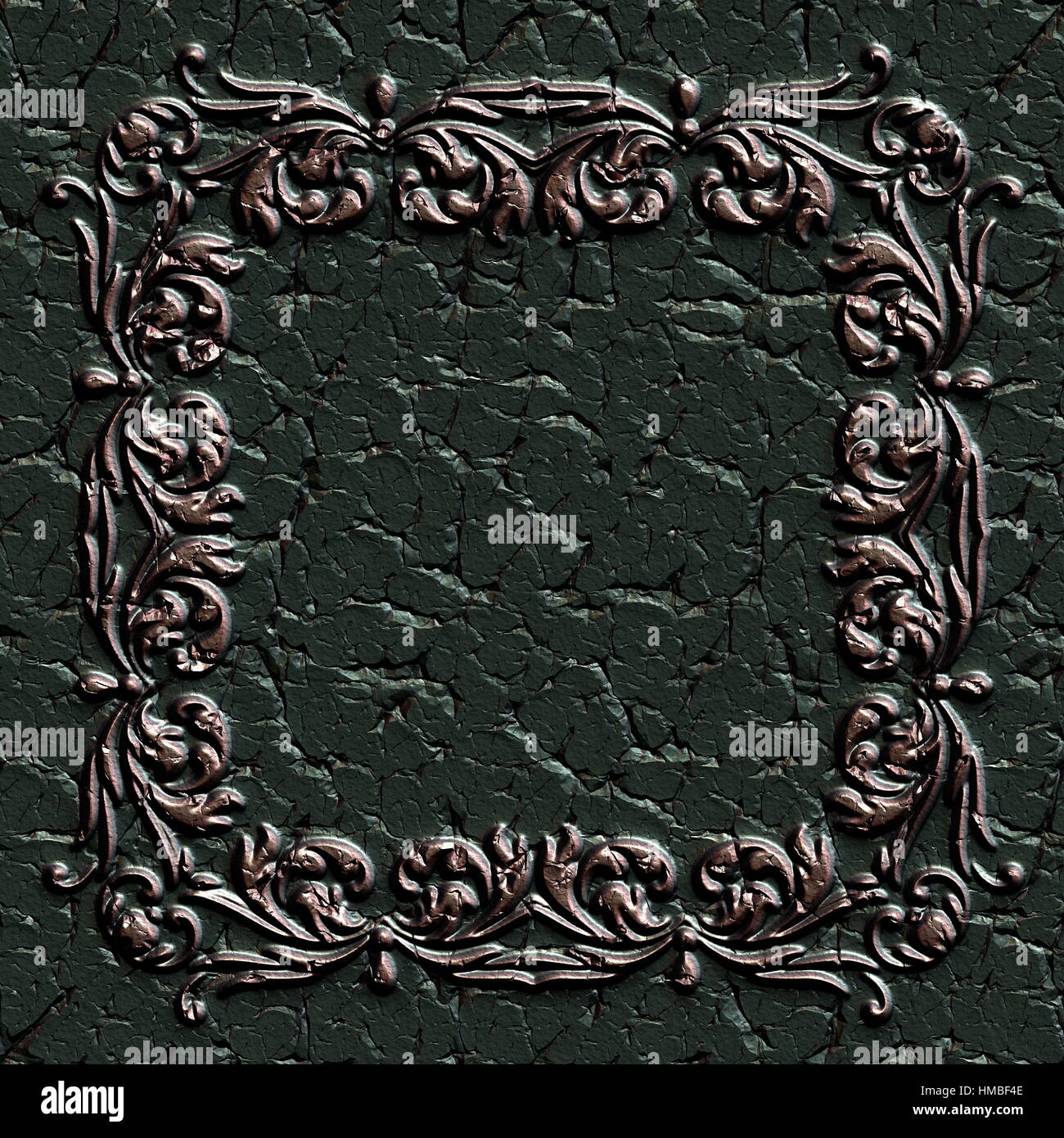 Immagine,usurata,frame,ornato,antica,vintage,rétro,sfondo,l'arte,scolpito,design,vuota,decorative,vuoto,vecchio,decoration,età,immagine Foto Stock