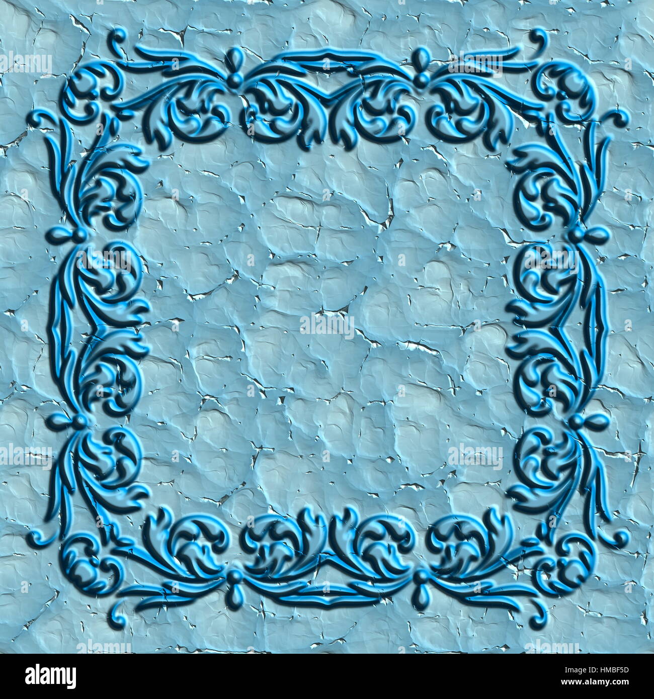 Immagine,usurata,frame,ornato,antica,vintage,rétro,sfondo,l'arte,scolpito,design,vuota,decorative,vuoto,vecchio,decoration,età,immagine Foto Stock