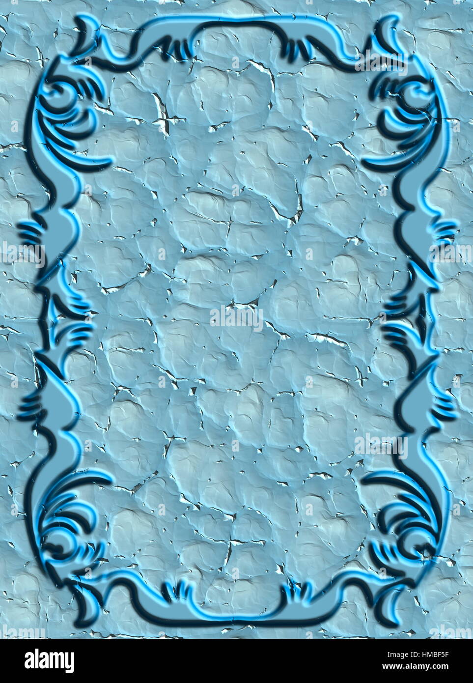 Immagine,usurata,frame,ornato,antica,vintage,rétro,sfondo,l'arte,scolpito,design,vuota,decorative,vuoto,vecchio,decoration,età,immagine Foto Stock