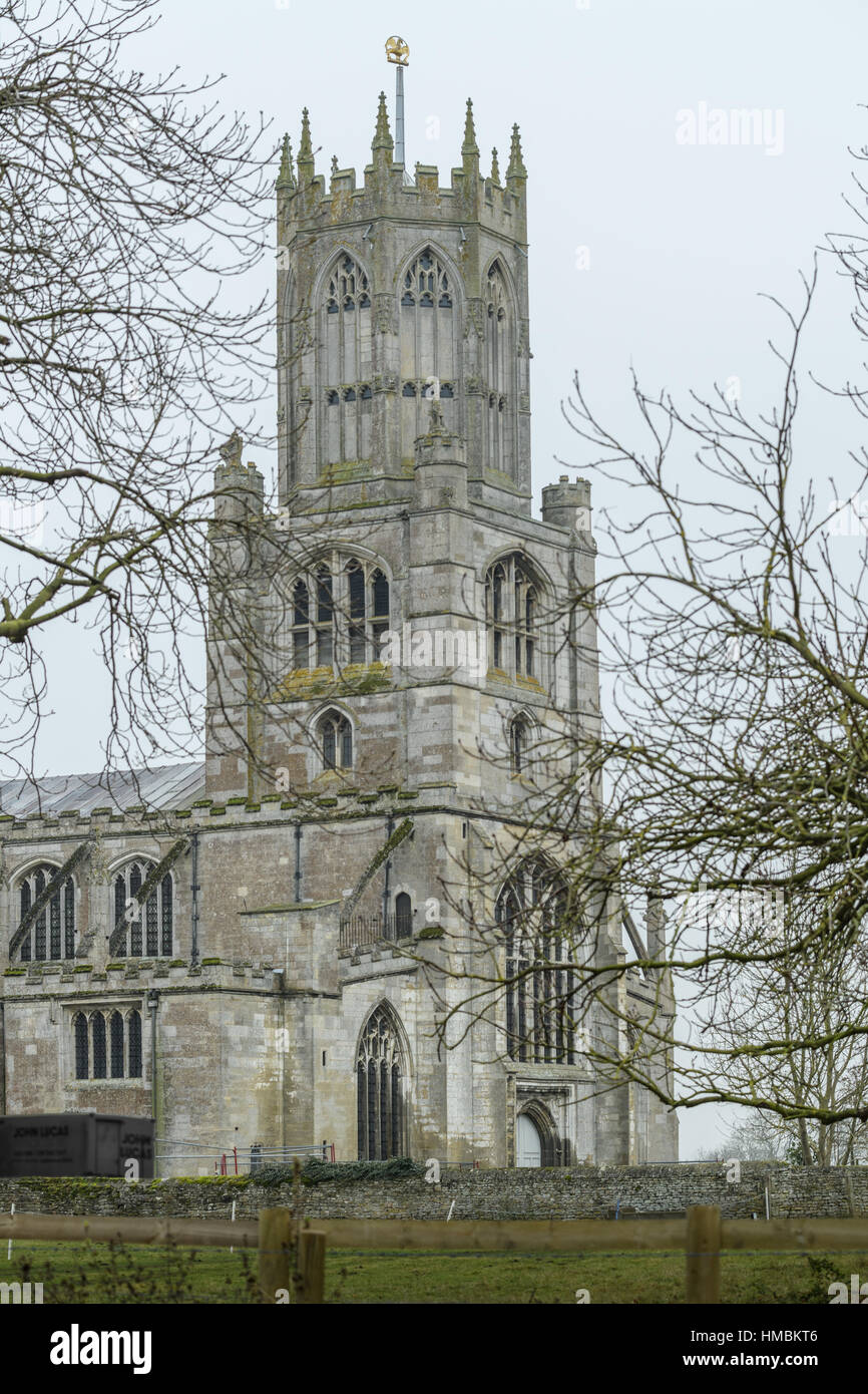 Chiesa fotheringhay Foto Stock