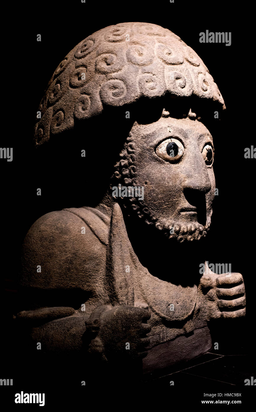 3000-anno-vecchia scultura di Re Suppiluliuma Foto Stock