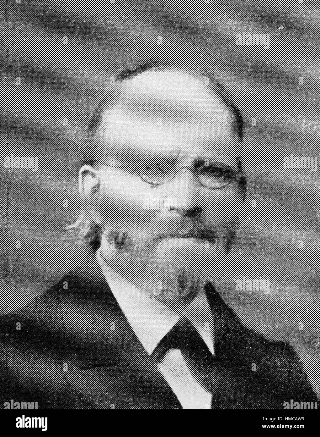 Hermann Hueffer, 24 marzo 1830 - 15 marzo 1905, era un tedesco storico e giurista, foto o illustrazione, pubblicato nel 1892, digitale migliorata Foto Stock