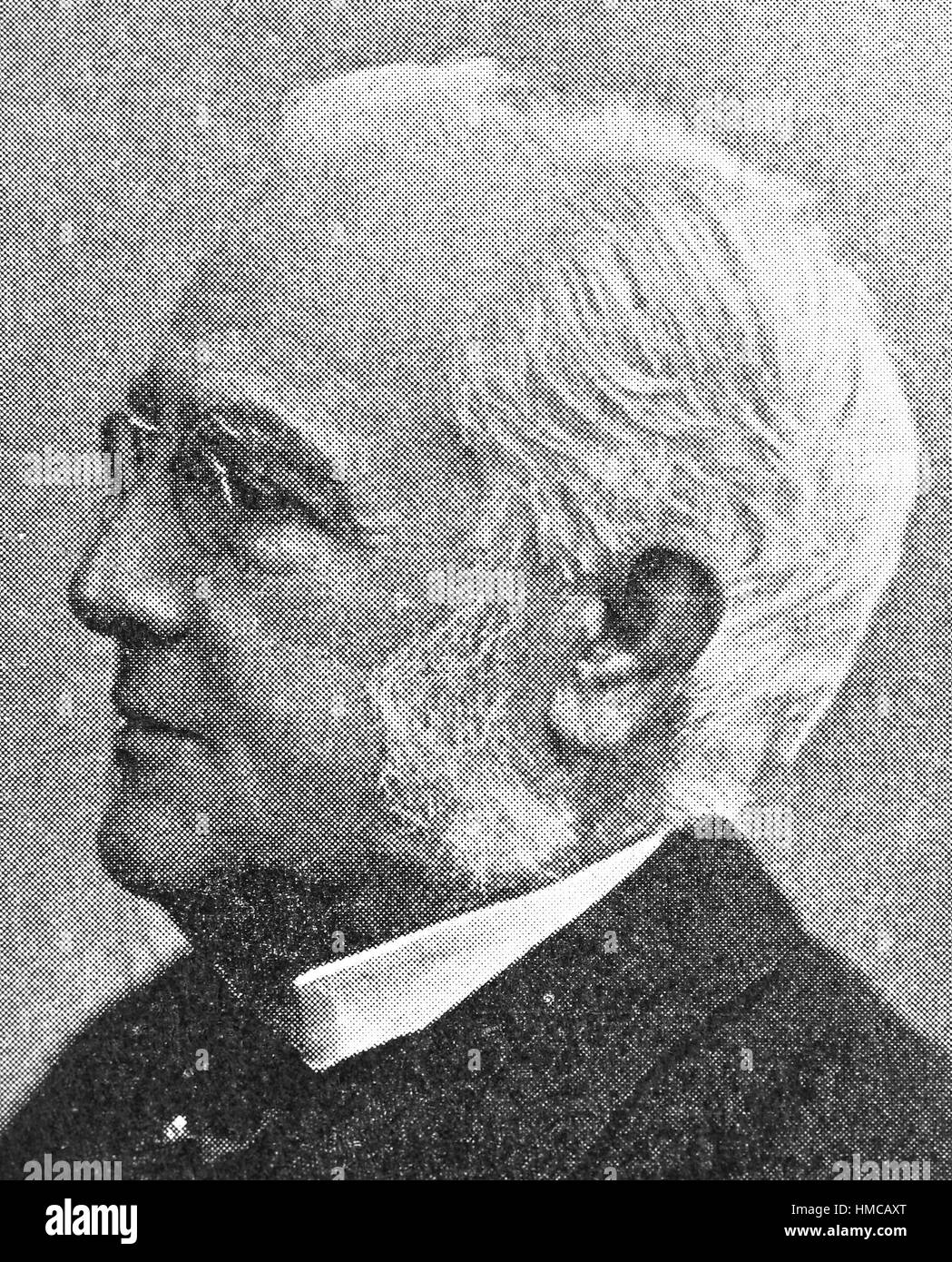 Friedrich Max Mueller, 6 Dicembre 1823 - 28 ottobre 1900, generalmente noto come Max Mueller, era un tedesco-nato filologo e lorientalista, foto o illustrazione, pubblicato nel 1892, digitale migliorata Foto Stock
