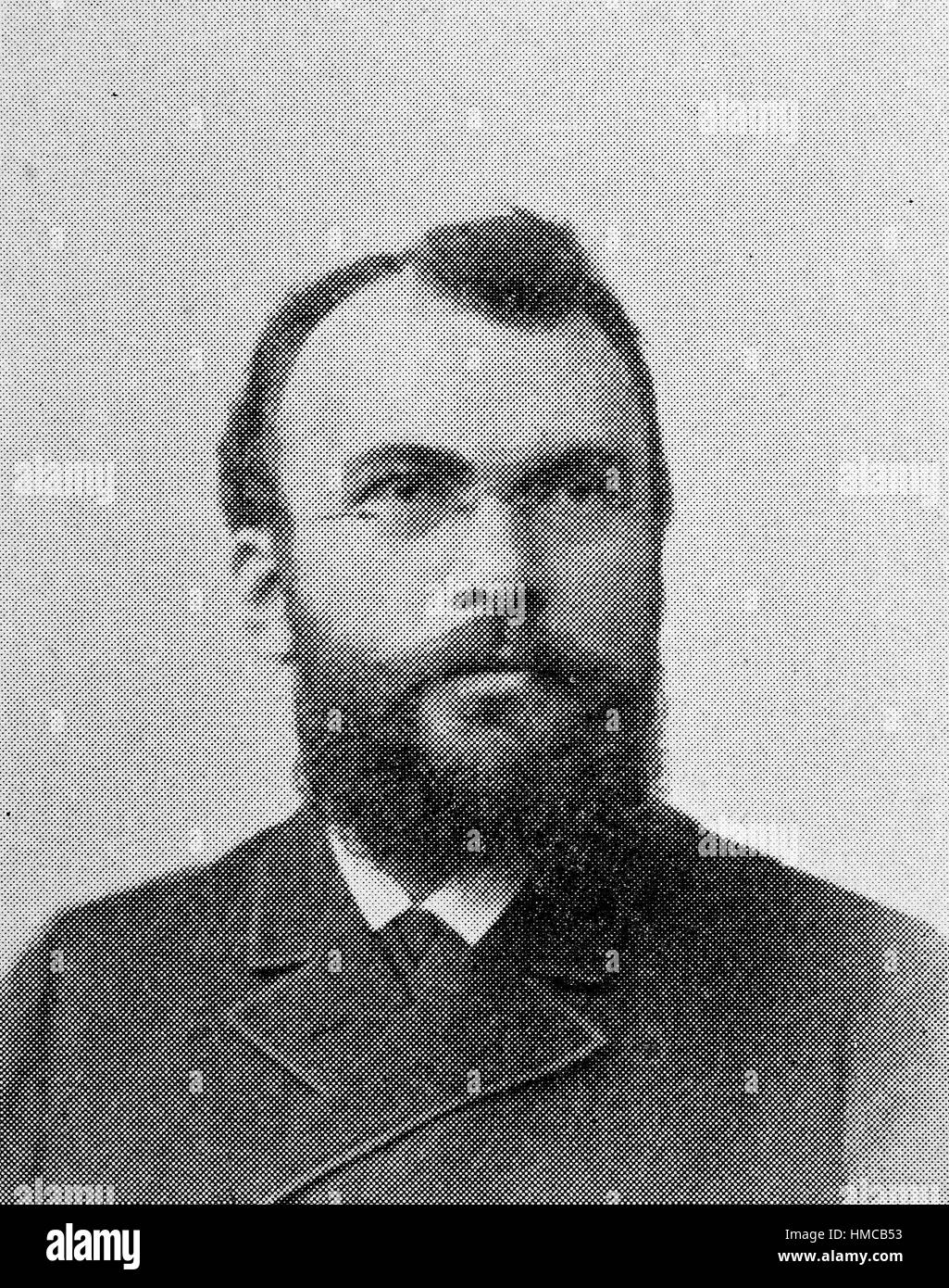 Karl Lamprecht del San Gottardo, 25 Febbraio 1856 - 10 maggio 1915, è stato uno studioso tedesco che specializzata in arte tedesco e storia economica., foto o illustrazione, pubblicato nel 1892, digitale migliorata Foto Stock