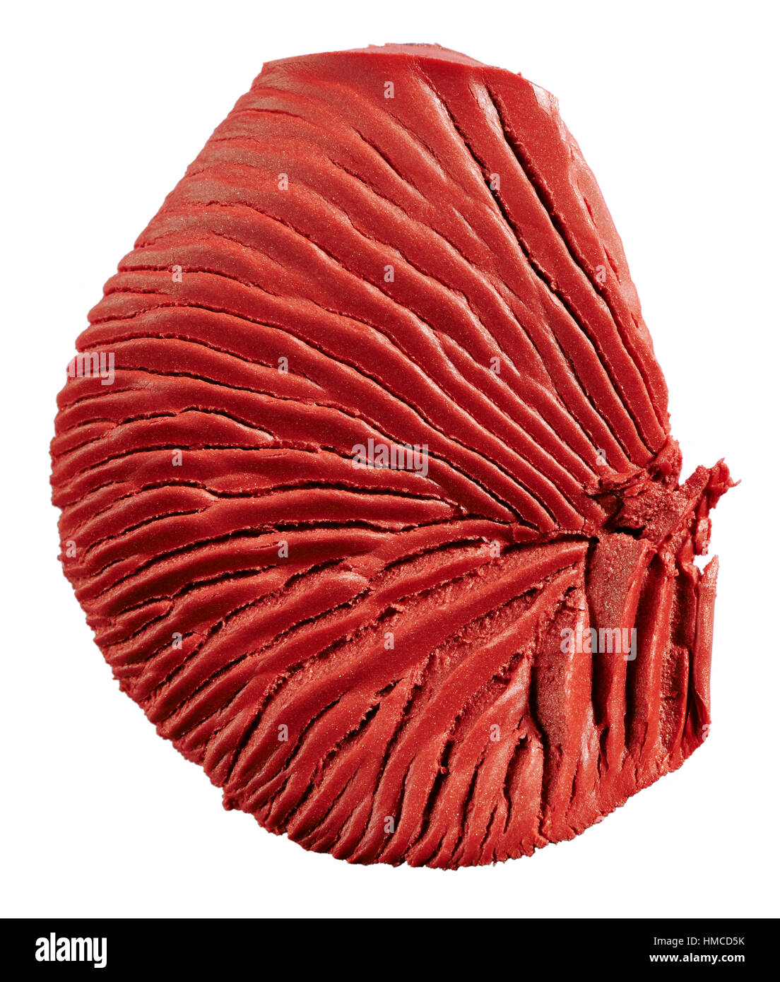 Un taglio fuori bellezza immagine di un campione del rouge o prodotto blusher Foto Stock