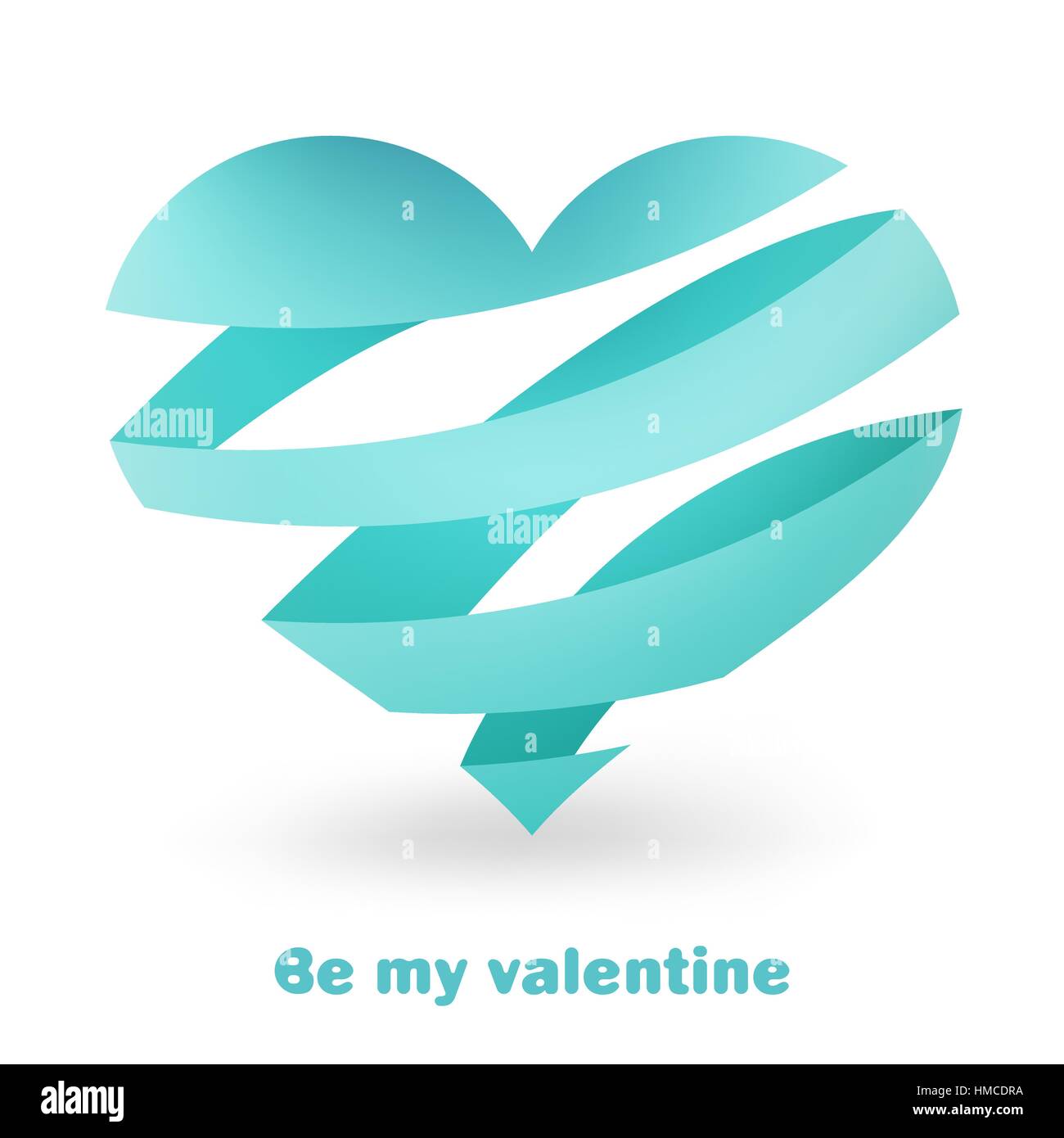 Il giorno di San Valentino card. + EPS8 file vettoriali Illustrazione Vettoriale