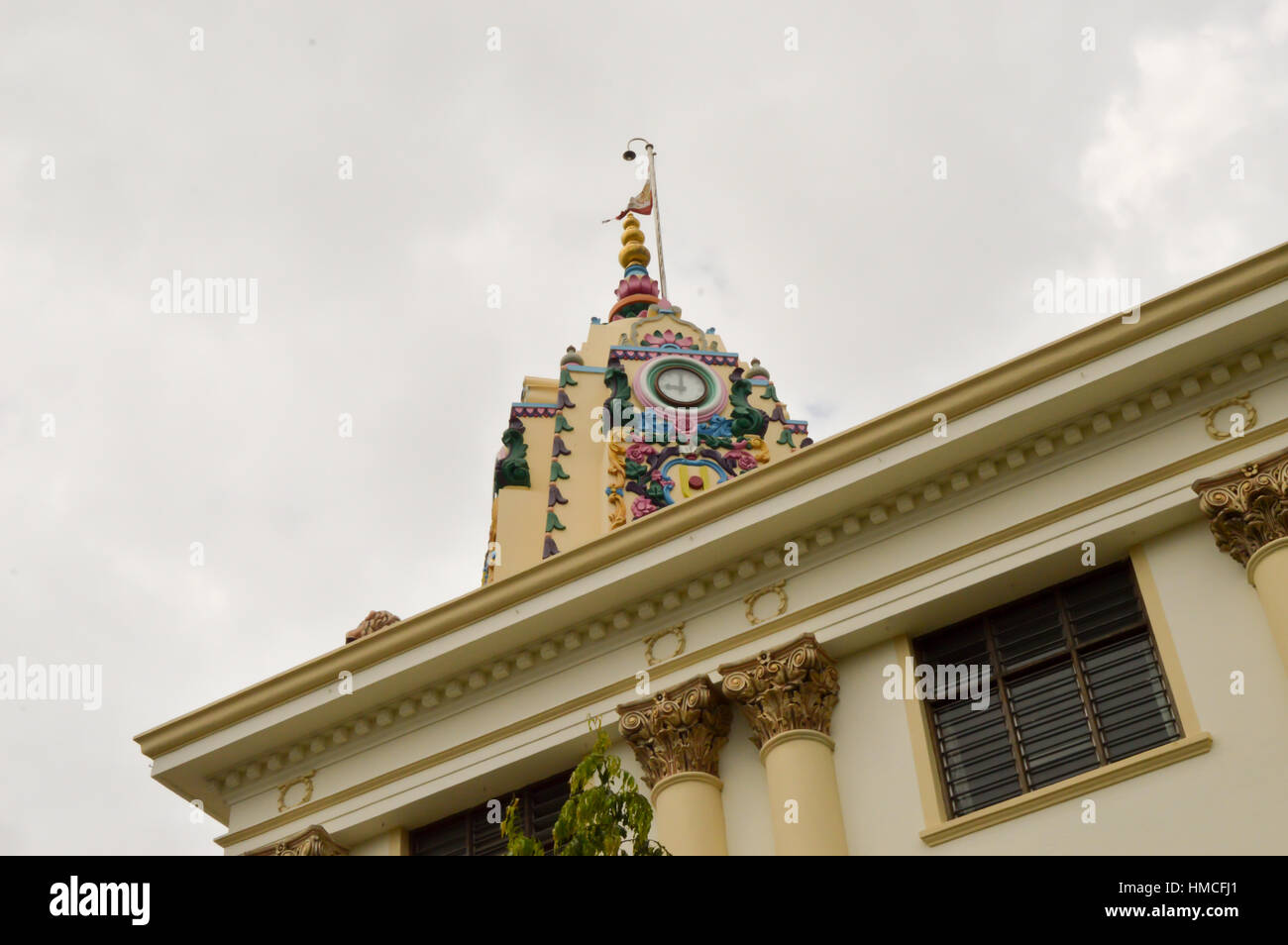 Cupola di un tempio indiano nella città di Mombasa, in Kenya Foto Stock