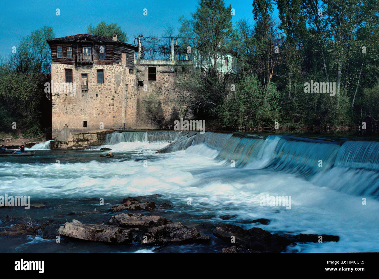 Bartin mulino ad acqua o mulino sul fiume Kocairmak Bartn Turchia Foto Stock