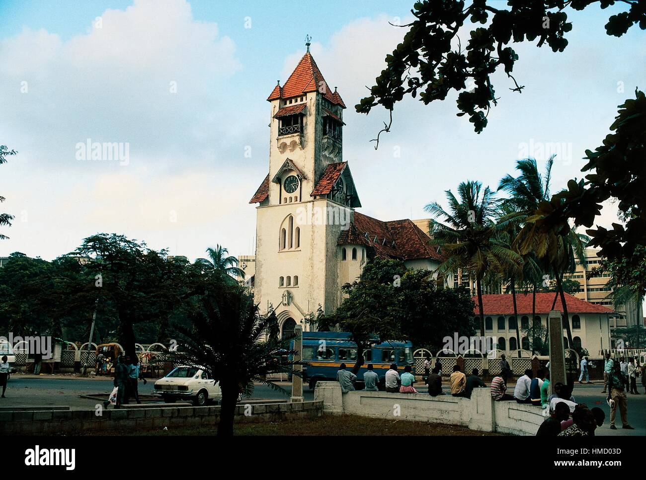 Azania anteriore chiesa luterana, 1898, Dar es Salaam, Tanzania. Foto Stock