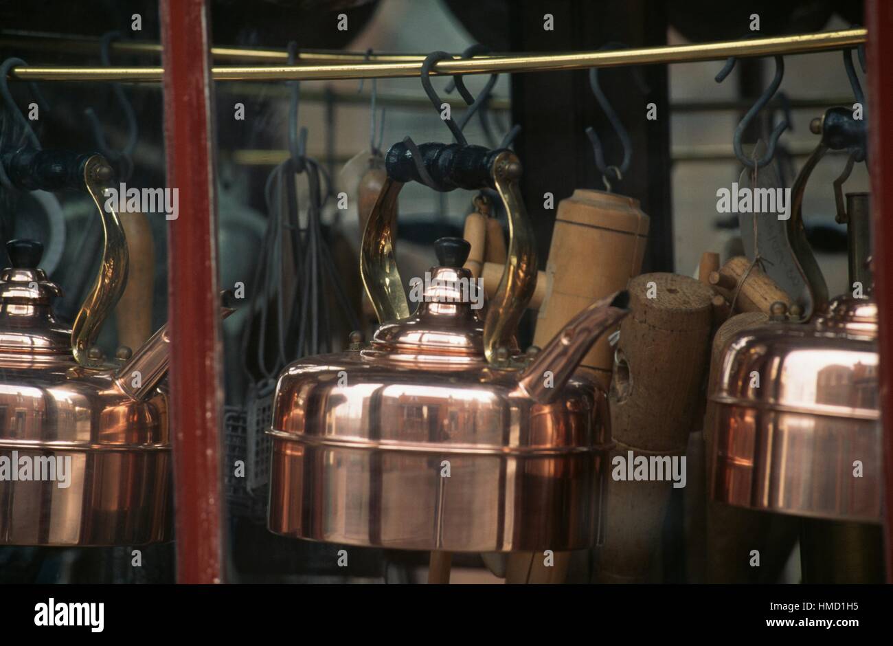 Il rame bollitori, Black Country Living Museum, Dudley, West Midlands, Regno Unito. Foto Stock