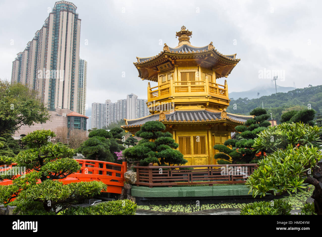 Giardino Nan Lian in Hong Kong Foto Stock