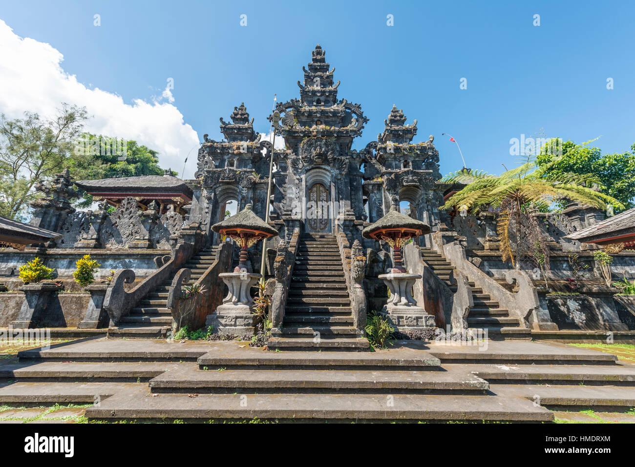 Tempio Besakih, Pura Agung Besakih Penetaran, Bali-Hinduism, Banjar Besakih Bali, Indonesia Foto Stock