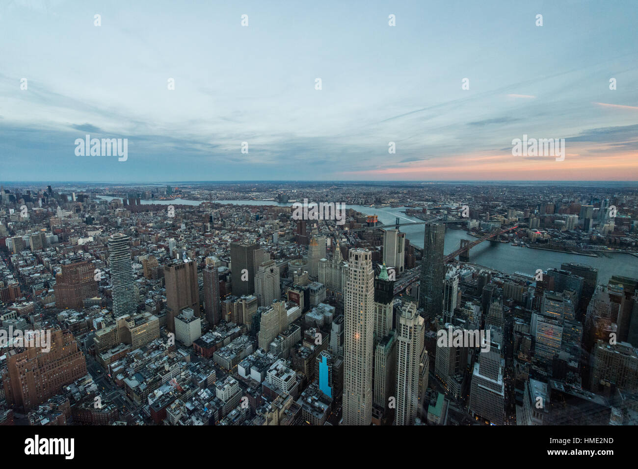 Il world trade center e il ground zero di new york city Foto Stock