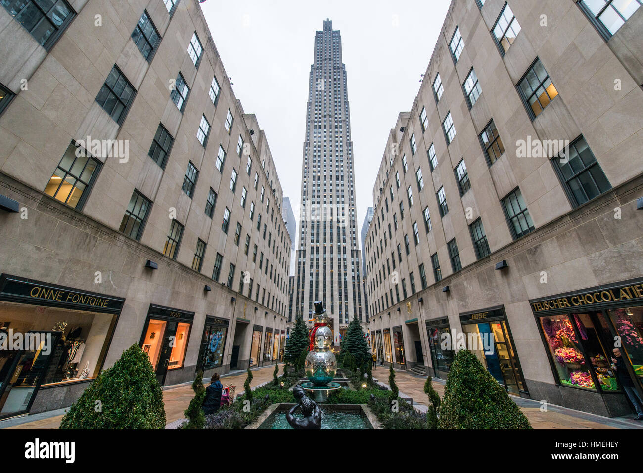 Il Rockefeller Center di New York City Foto Stock