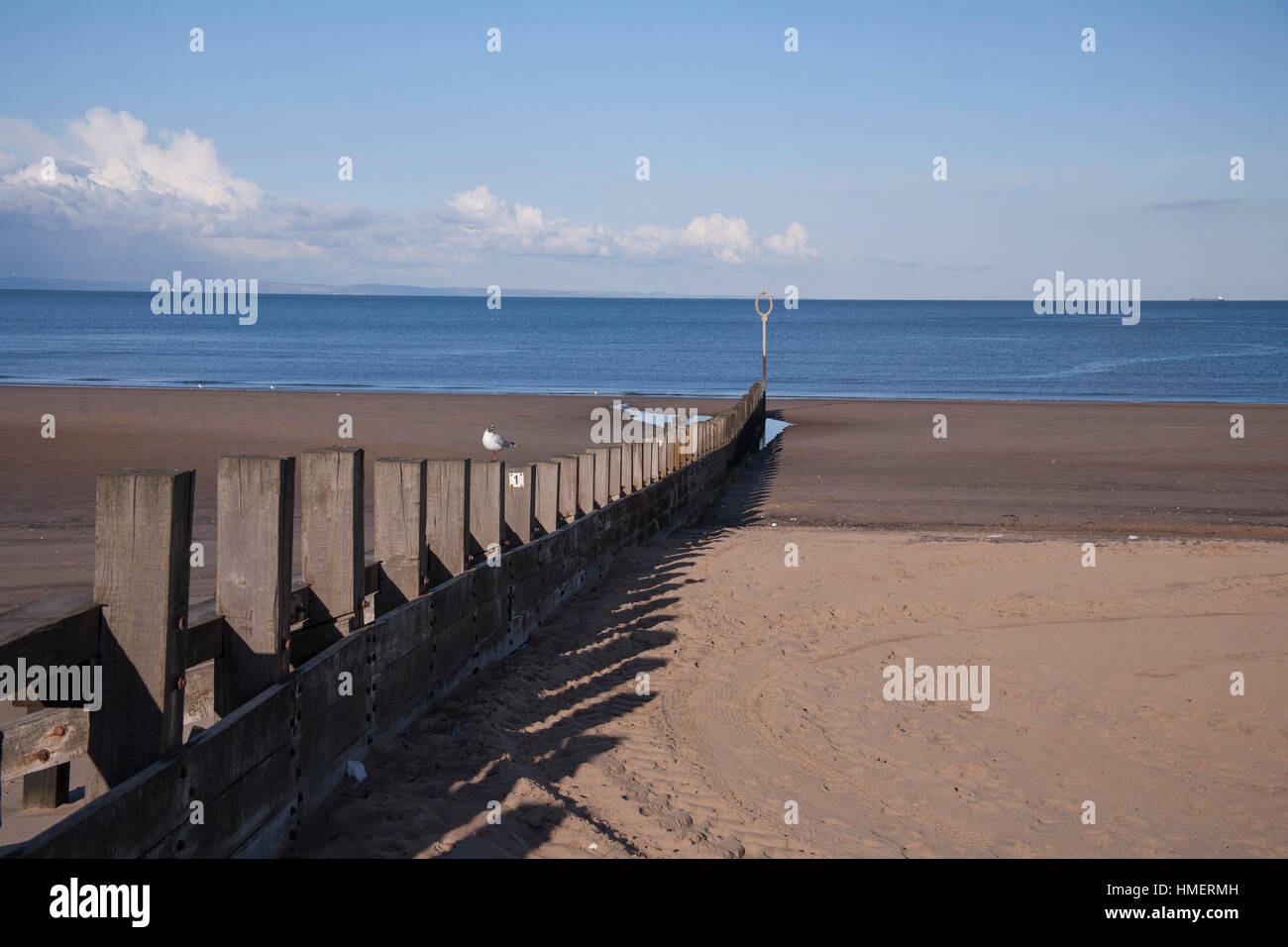 Portobello Beach in Edinburgh Foto Stock