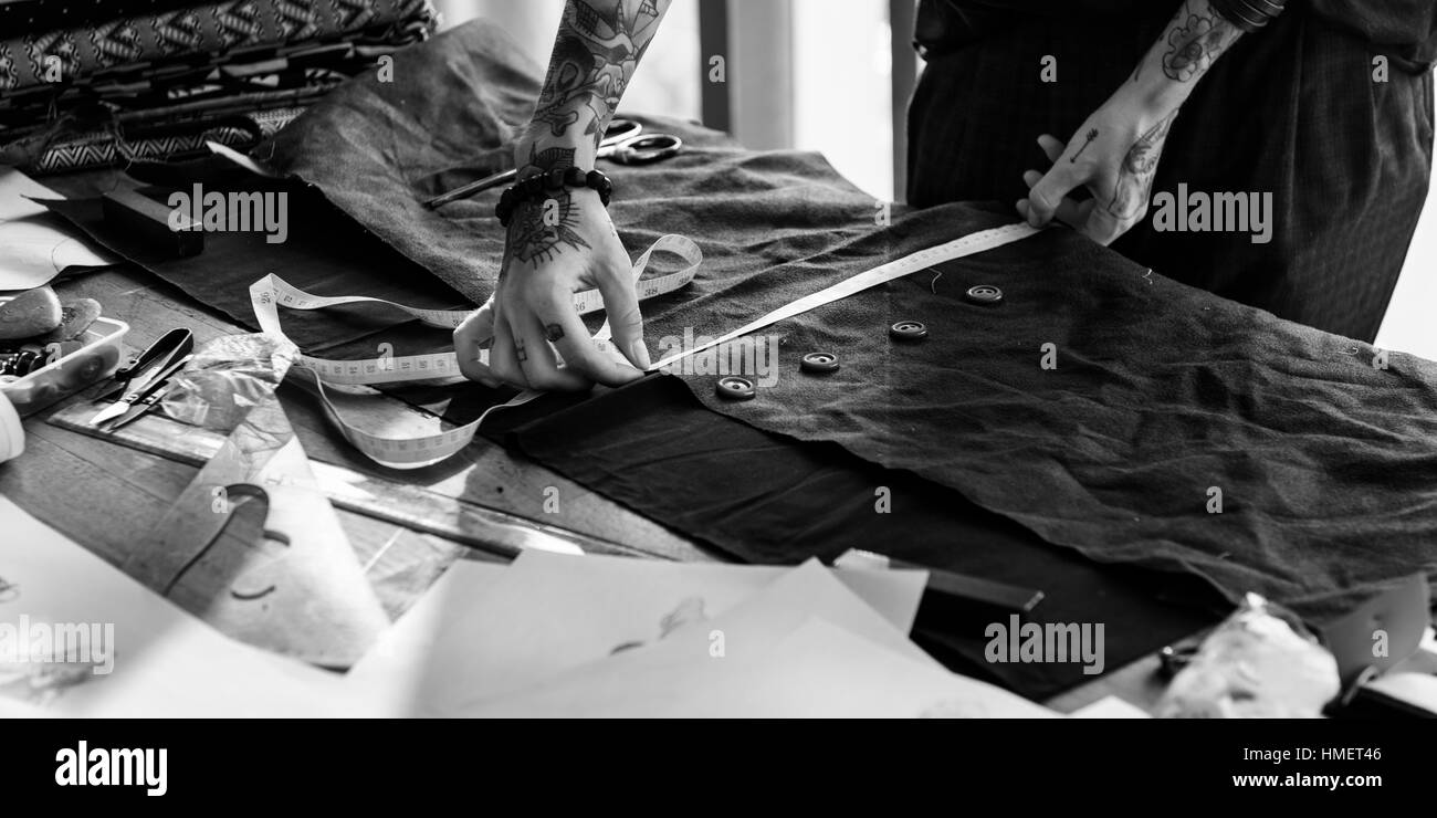 Creative Design vestire moda Concetto elegante Foto Stock