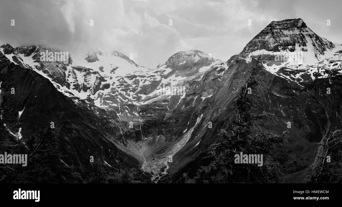 Belle vedute delle montagne Foto Stock